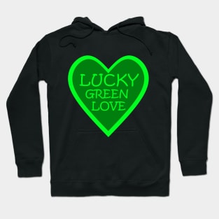 Lucky Green Heart Hoodie